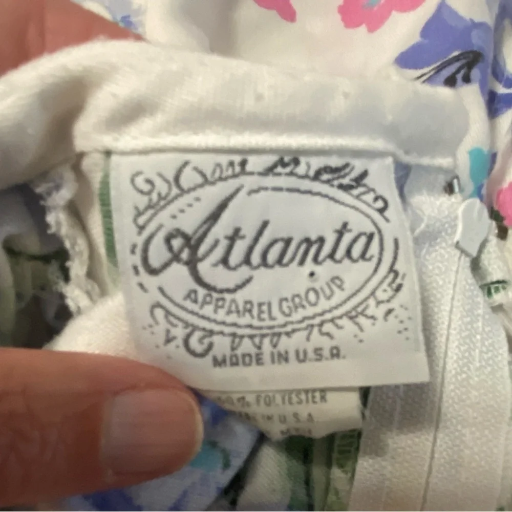VTG ATLANTA APPAREL / Floral Balloon Romper Size 6 months